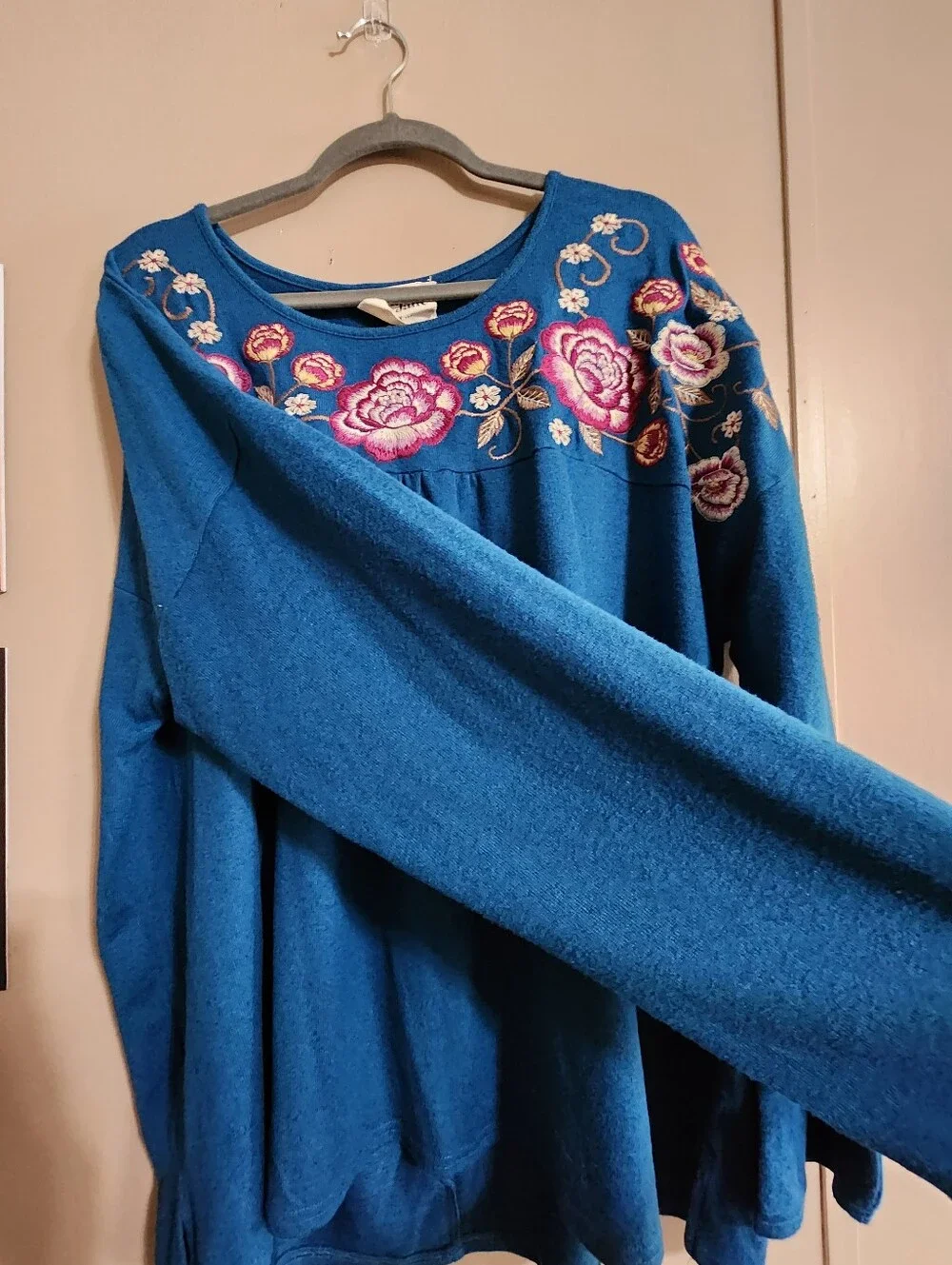 Boho Embroidered Tunic Top | Savanna Jane | 2X - Picture 5 of 9